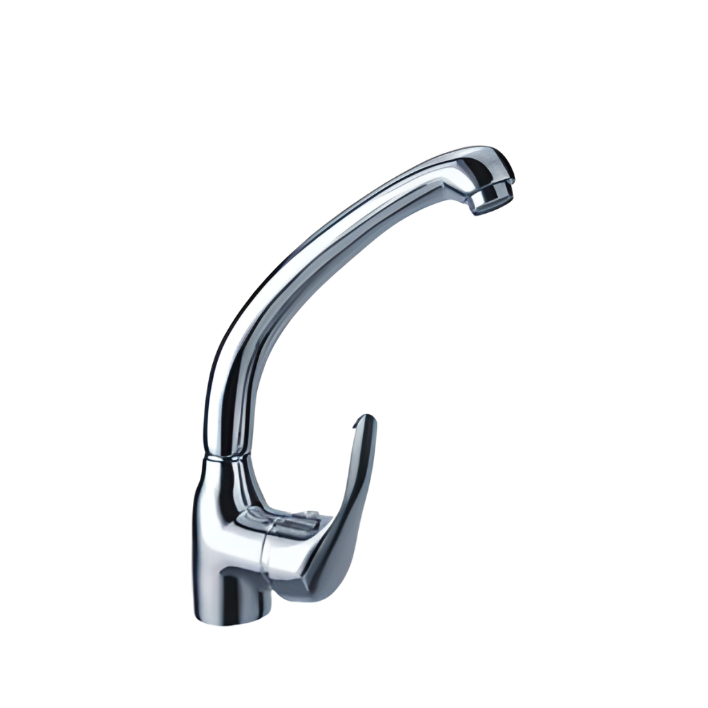 BARCELONA Monocomando lava loiça Bica alta fundida 