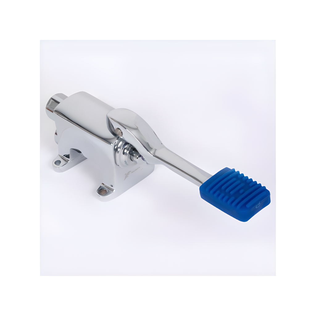 Torneira de pedal 1 água simples cromada