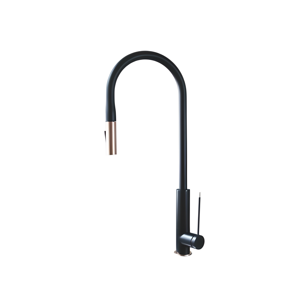 Monocomando  Lava loiça Preta