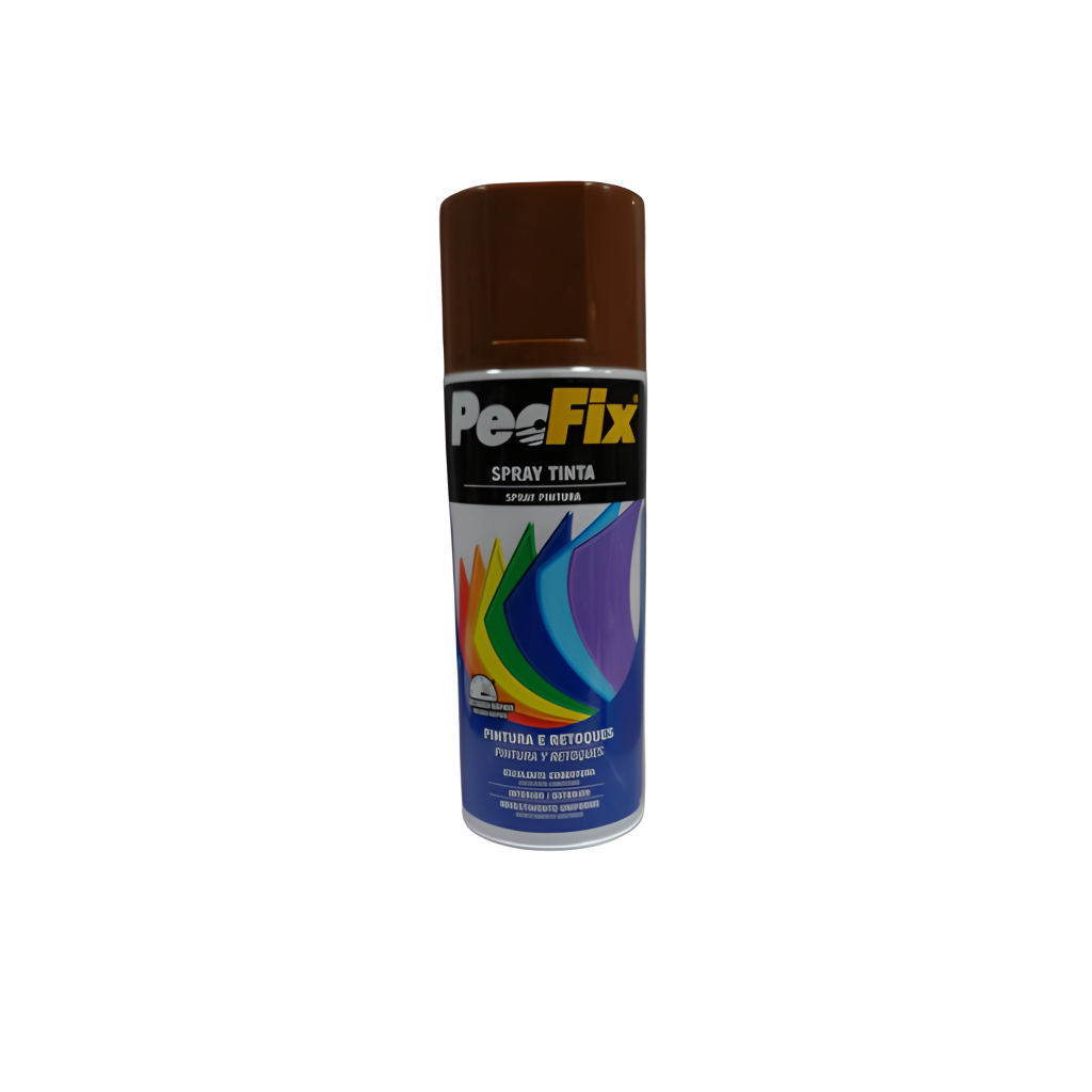 Spray acrílico castanho Pecfix
