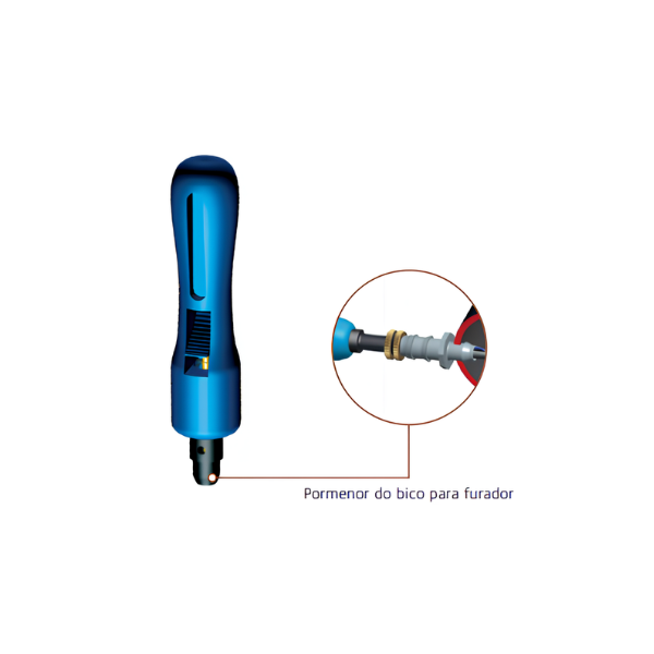 Furador 3 mm tubo PET