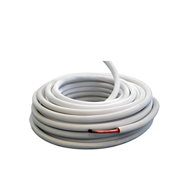 Tubo de cobre revestido AC 1/4" 0.7 (rolo 50mt)