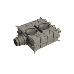 Caixa de distribuição universal 16 ligações 75mm