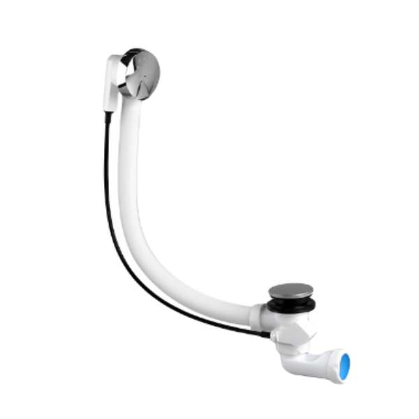 Válvula Banheira  1 ½" x 40 c/ Saída horizontal; orientável com porca Ø 40