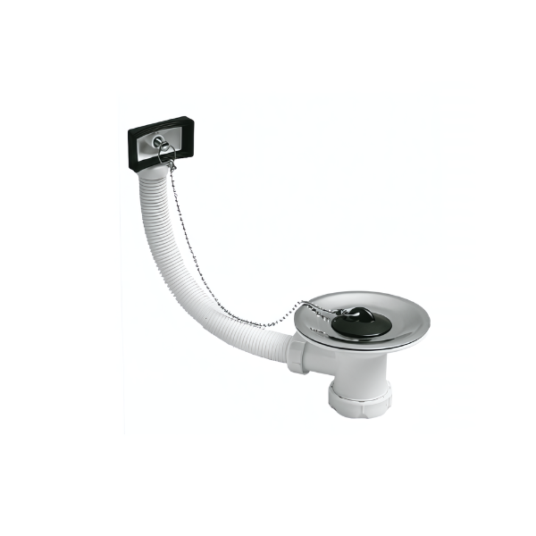 Válvula Banca 1 ½" x 115 c/ tampão e respiro retangular Jimten