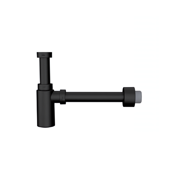 Sifão Garrafa Extensível Preto   1 ¼" x 40 Jimten
