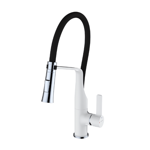 Torneira de cozinha de fita única 200mm  2 Chef 6 EcoNature Cold Open funções