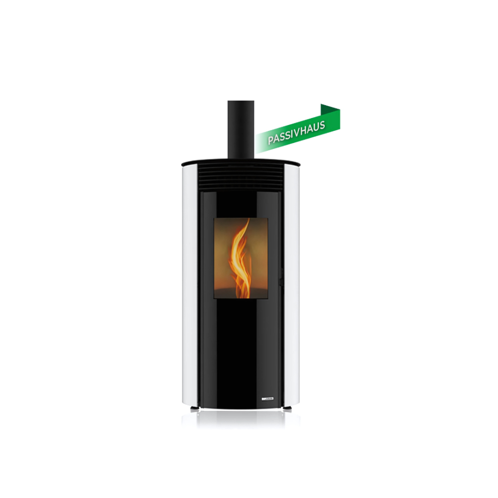 ERISTE SH Salamandra 10kw Pellets Lasian Branca