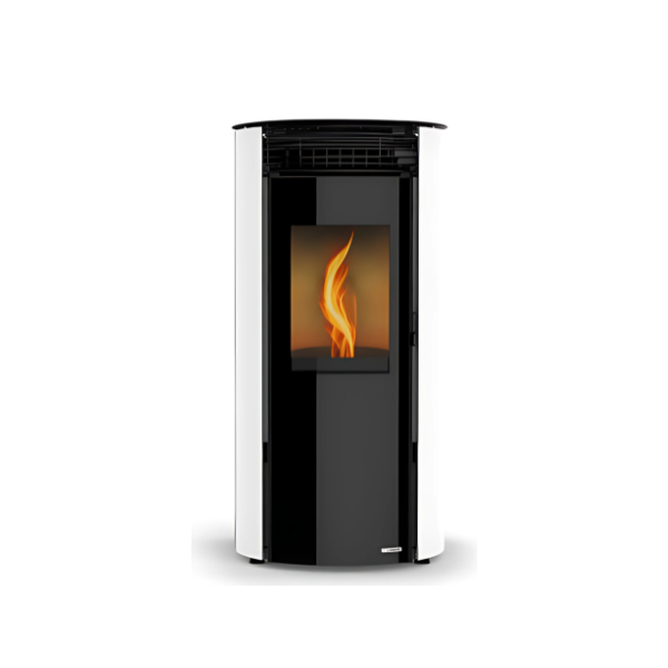 ERISTE Salamandra 10kw Pellets Lasian Branco