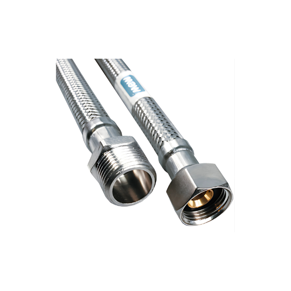 Ligação Malha Aço M/F 1/2"x 1/2" 20cm