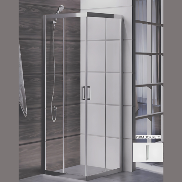 RESG. DUCHE  RECTO CR/TRANSP. ABERTURA ESQUINA