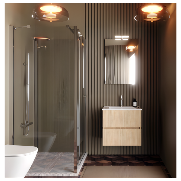 SIENA Móvel CARVALHO HERA suspenso 2 gavetas  (M+Lav.)