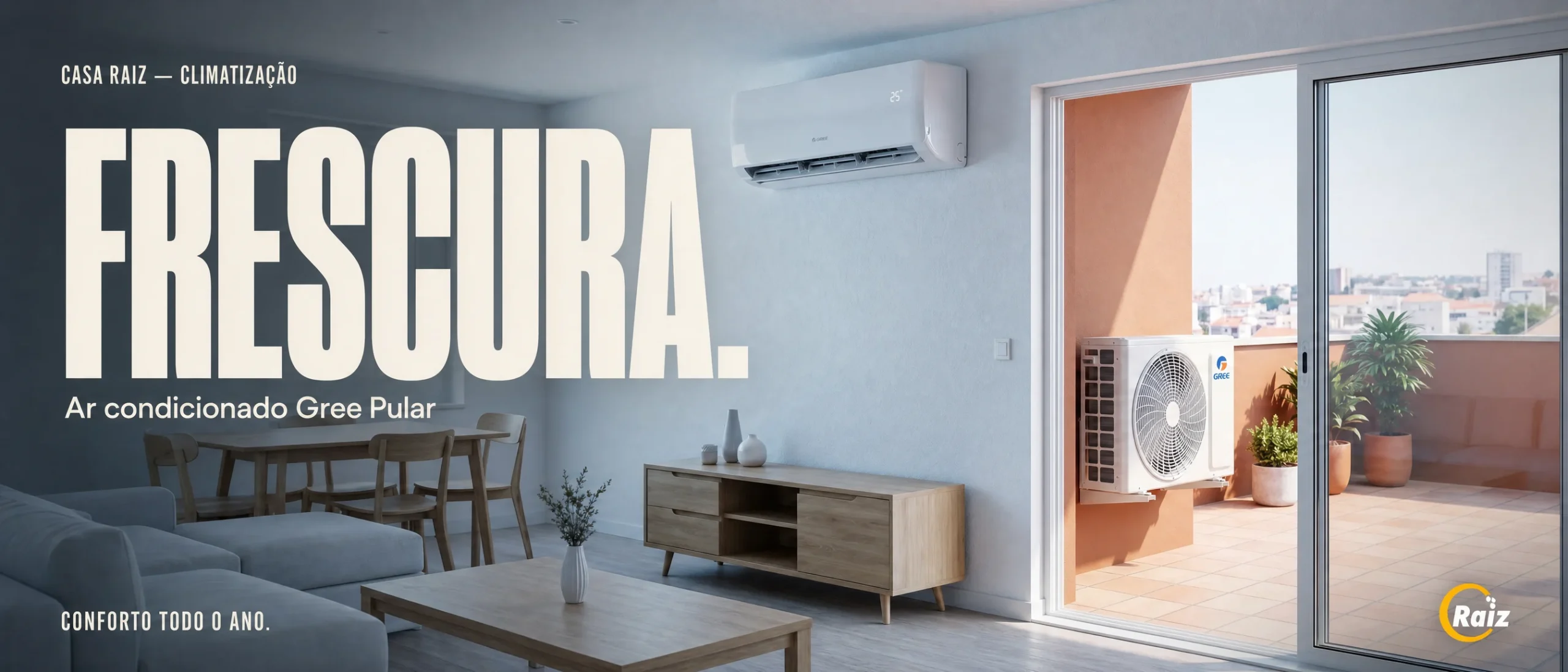 Ar Condicionado Gree Pular — Frescura em cada divisão | Casa Raiz