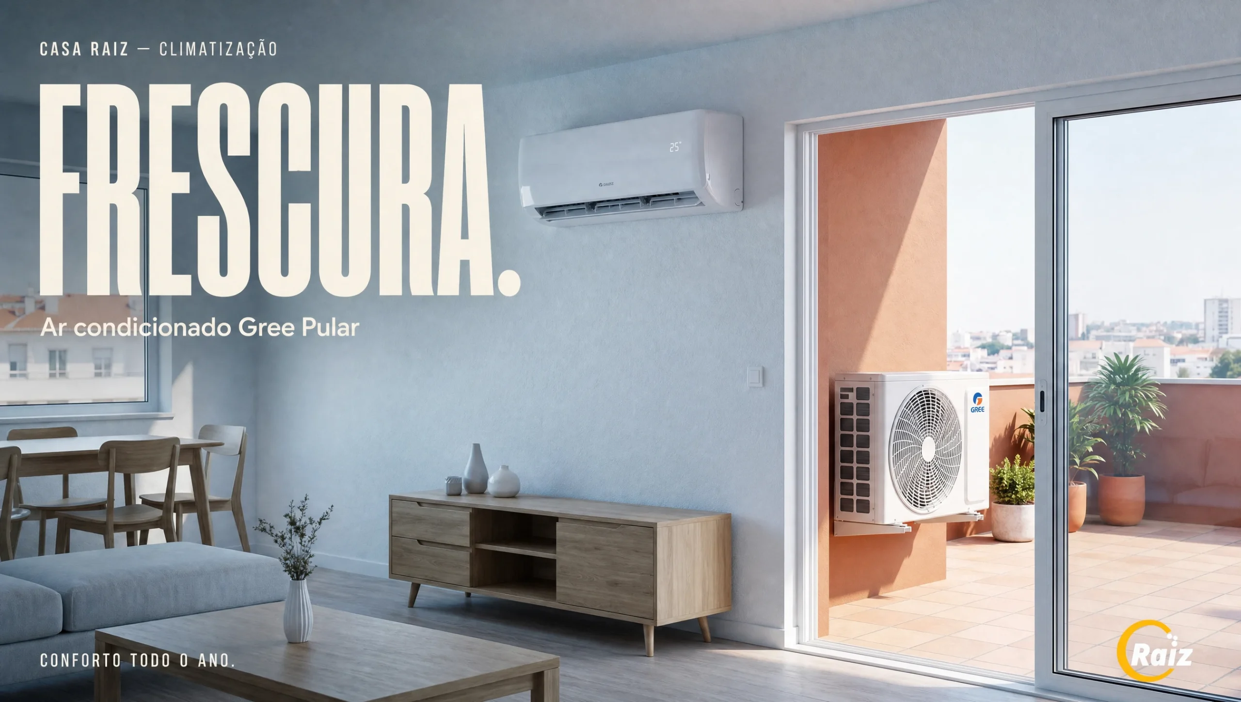 Ar Condicionado Gree Pular — Frescura em cada divisão | Casa Raiz